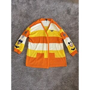 Disney Mickey Mouse‎ Halloween Candy Corn Cardigan SIZE 5 Her Universe Very Big